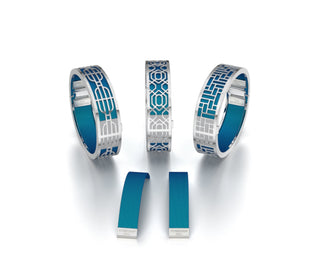 Silk Slides for Sterling Silver Bangles