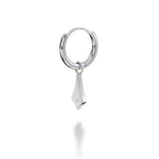 BKK Star Huggies -  Mauve  Resin - Sterling Silver