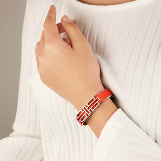 Ban Zu Silk Cuff - Lava Orange