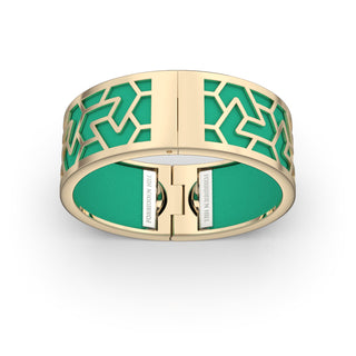 Python Green Iskandar - Wide Bangle