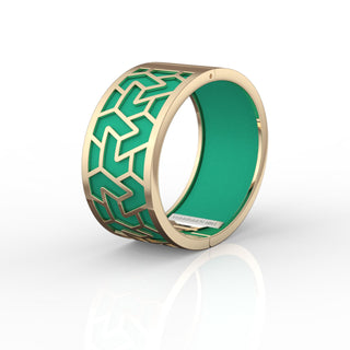 Python Green Iskandar - Wide Bangle