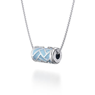 Gazebo Blue Huế - Silk Pendant - Sterling Silver