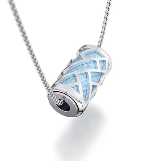 Gazebo Blue Huế - Silk Pendant - Sterling Silver