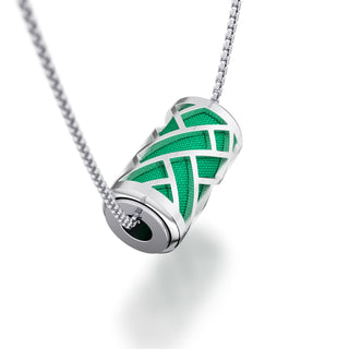 Python Green Huế - Silk Pendant - Sterling Silver