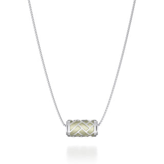 Shophouse Olive Huế - Silk Pendant - Sterling Silver