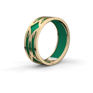 Python Green Ikat - Slim Bangle