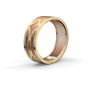 Bronze Glow Ikat - Slim Bangle