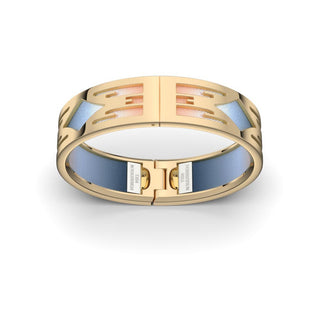 Sunrise Glow Ikat - Slim Bangle