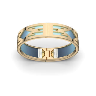 Wave Glow Ikat - Slim Bangle