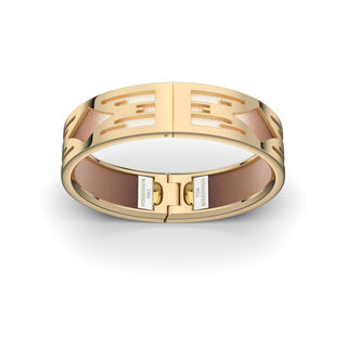Bronze Glow Ikat - Slim Bangle
