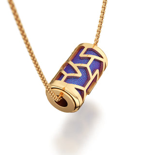 Dawn Mauve Iskandar- Silk Pendant - Gold Vermeil