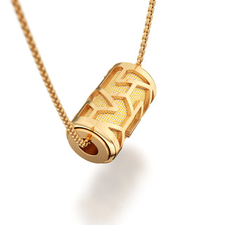 Shophouse Vanilla Iskandar- Silk Pendant - Gold Vermeil