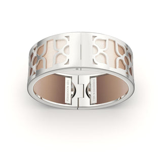 Bronze Glow Lotus - Wide Bangle