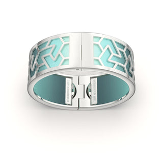 Teal Glow Iskandar - Wide Bangle