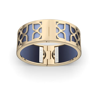 Ocean Glow Lotus - Wide Bangle