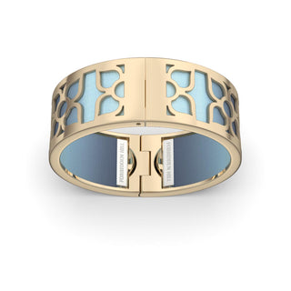 Wave Glow Lotus - Wide Bangle