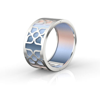 Sunrise Glow Lotus - Wide Bangle