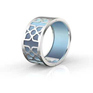 Wave Glow Lotus - Wide Bangle