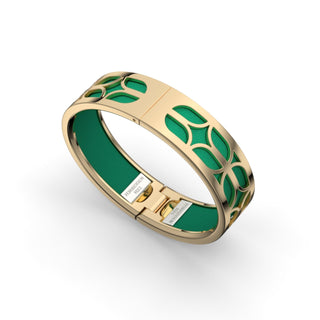 Python Green Kawung - Slim Bangle