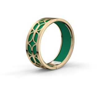 Python Green Kawung - Slim Bangle