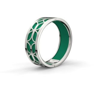Python Green Kawung - Slim Bangle