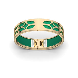 Python Green Kawung - Slim Bangle