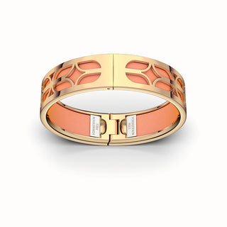 Kawung Bangle - Crossandra Orange