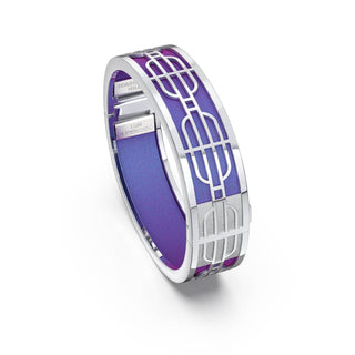 Dawn Mauve Nanyang Dream - Slim Bangle - Sterling Silver