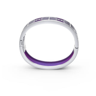 Dawn Mauve Nanyang Dream - Slim Bangle - Sterling Silver
