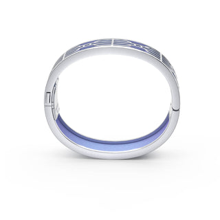 Gazebo Blue Nanyang Dream - Slim Bangle - Sterling Silver