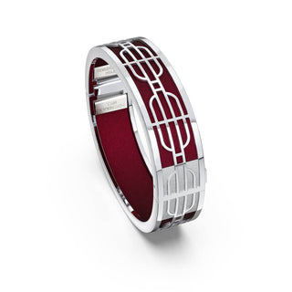 Majestic Ruby Nanyang Dream - Slim Bangle - Sterling Silver