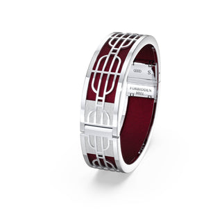 Majestic Ruby Nanyang Dream - Slim Bangle - Sterling Silver
