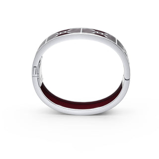 Majestic Ruby Nanyang Dream - Slim Bangle - Sterling Silver
