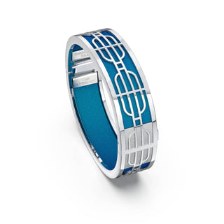 Peacock Green Nanyang Dream - Slim Bangle - Sterling Silver