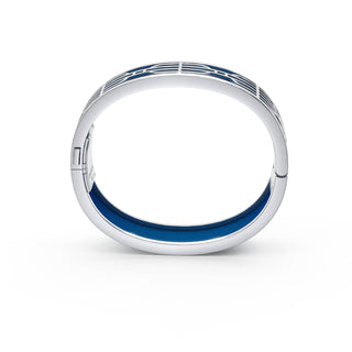 Peacock Green Nanyang Dream - Slim Bangle - Sterling Silver