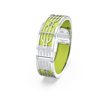 Pomelo Green Nanyang Dream - Slim Bangle - Sterling Silver