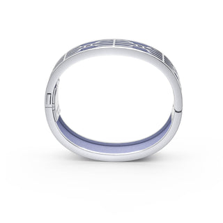 Shophouse Mauve Nanyang Dream - Slim Bangle - Sterling Silver
