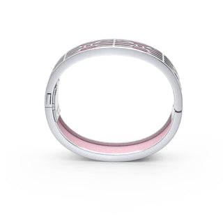 Shophouse Pink Nanyang Dream - Slim Bangle - Sterling Silver