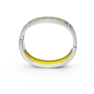 Starfruit Yellow Nanyang Dream - Slim Bangle - Sterling Silver