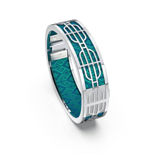 Andaman Green Nanyang Dream - Slim Bangle - Sterling Silver