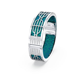 Andaman Green Nanyang Dream - Slim Bangle - Sterling Silver