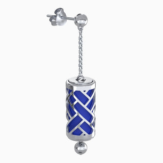 Hue Silk Earrings - Royal Blue