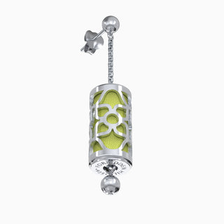 Lotus Silk Earrings - Pomelo Green