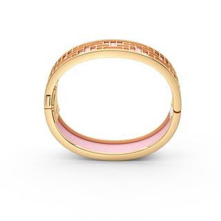 Shophouse Pink Pavilion - Slim Bangle - Gold Vermeil