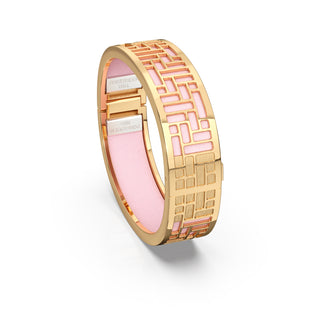 Shophouse Pink Pavilion - Slim Bangle - Gold Vermeil