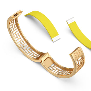Starfruit Yellow Pavilion - Slim Bangle - Gold Vermeil