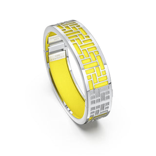 Starfruit Yellow Pavilion - Slim Bangle - Sterling Silver