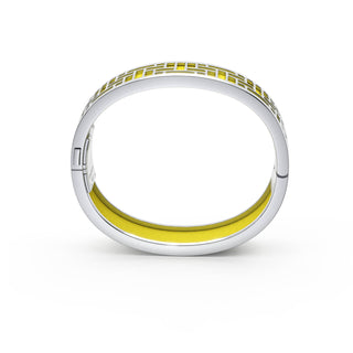 Starfruit Yellow Pavilion - Slim Bangle - Sterling Silver