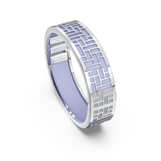 Shophouse Mauve Pavilion - Slim Bangle - Sterling Silver