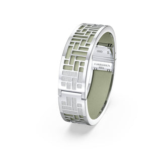 Shophouse Olive Pavilion - Slim Bangle - Sterling Silver